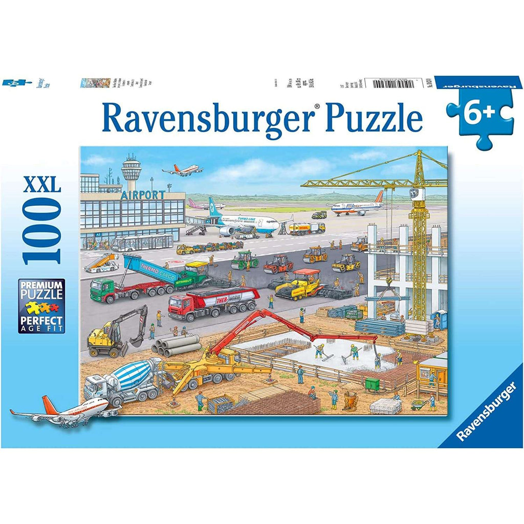 CONSTRUCTION AT THE AIRPORT 100PCS PUZZLE              [10624]