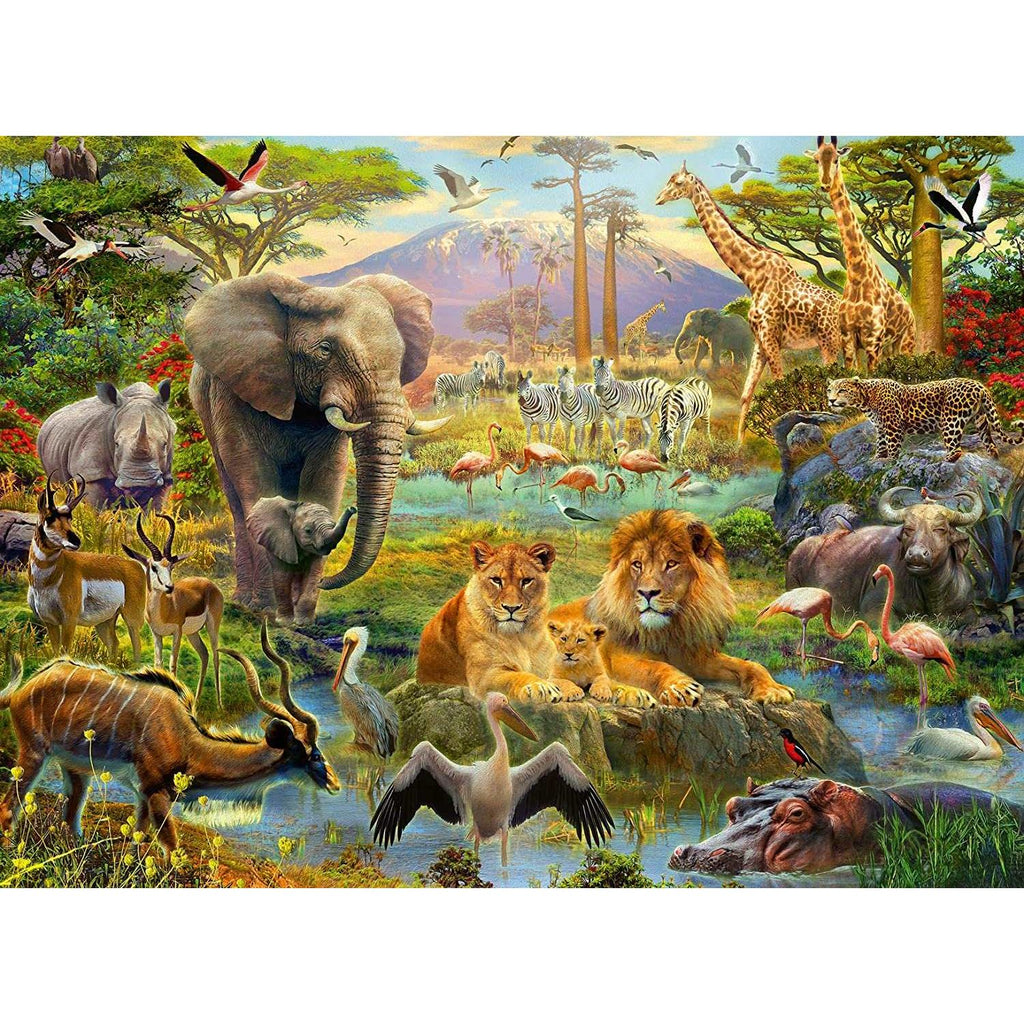 ANIMALS OF THE SAVANNAH 200PCS PUZZLE              [12891]