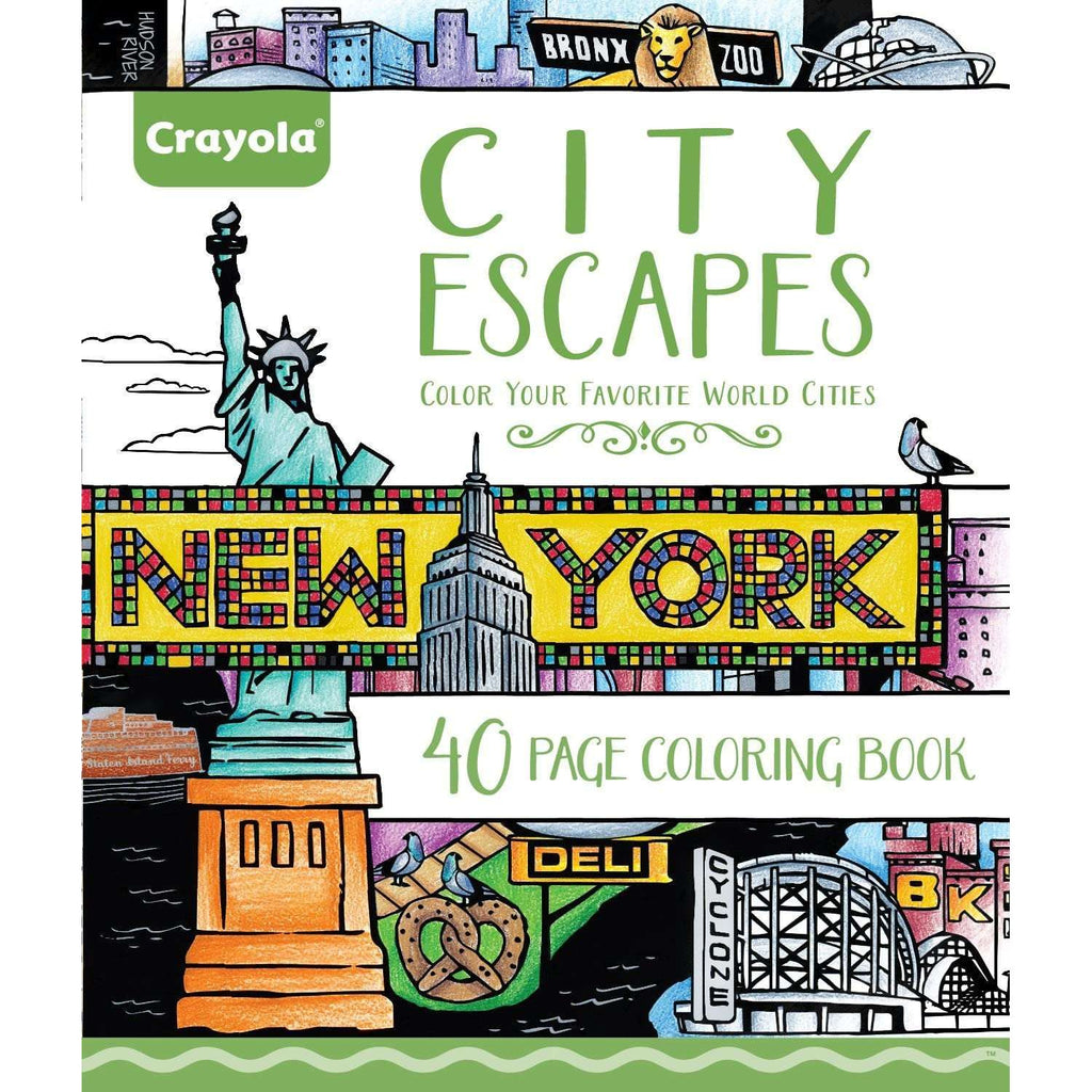 CITY ESCAPES ADULT COLOURING BOOK  [0307]