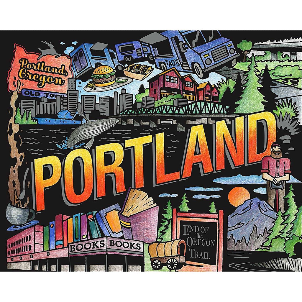 CITY ESCAPES ADULT COLOURING BOOK  [0307]