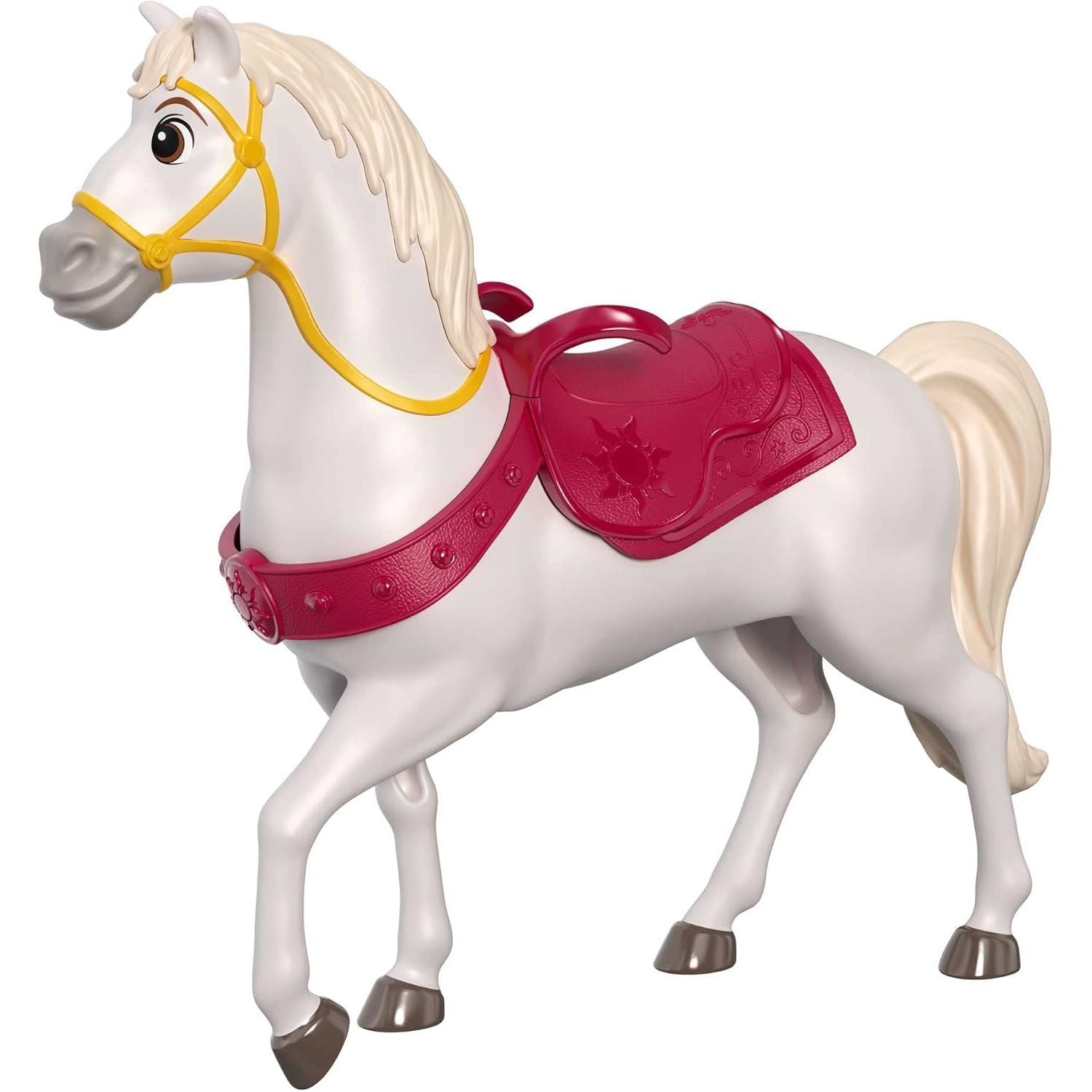 DISNEY PRINCESS RAPUNZEL SMALL DOLL MAXIMUS HORSE WITH SADDLE